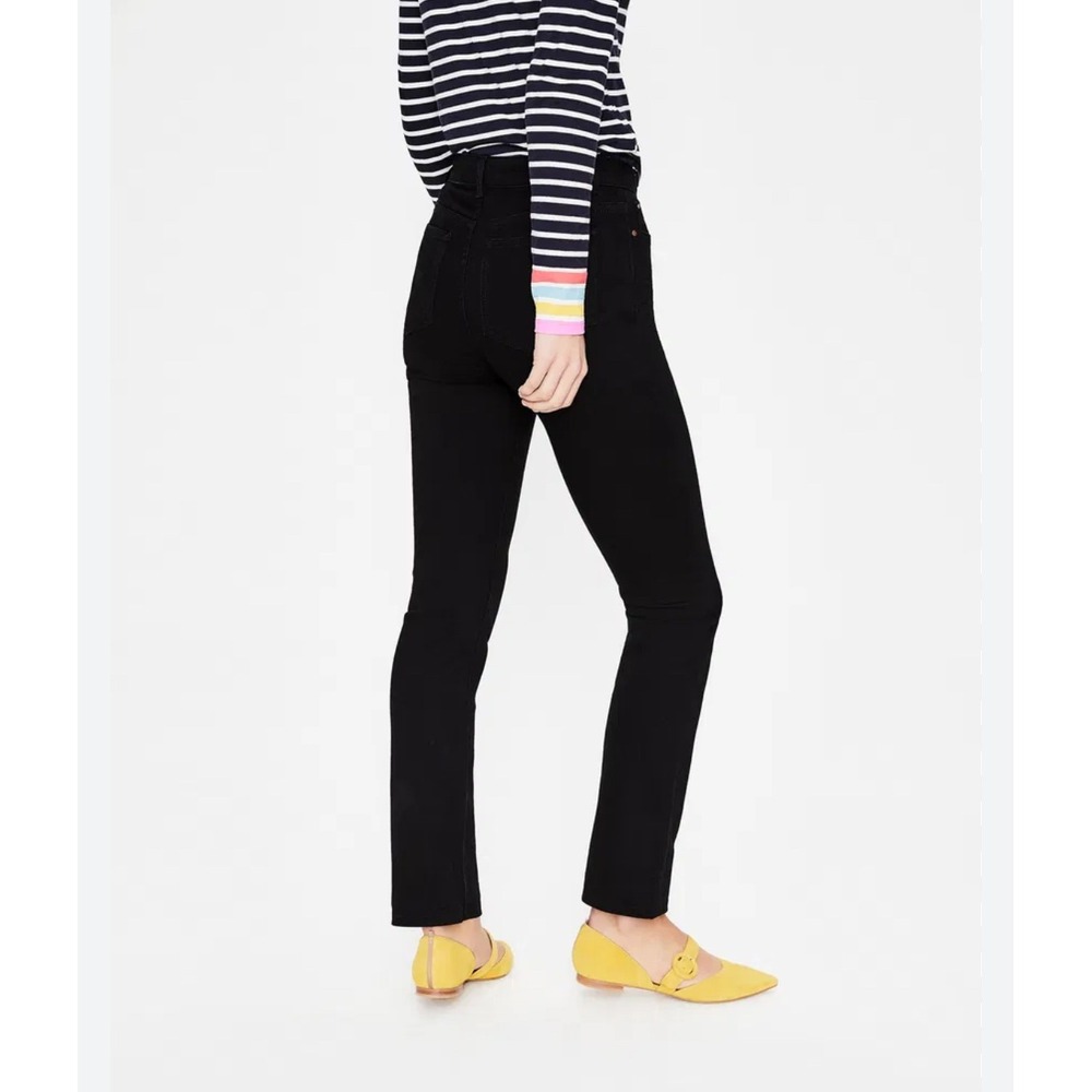 Boden Denim Slim Straight Leg Black Wash‎ Jeans Women's